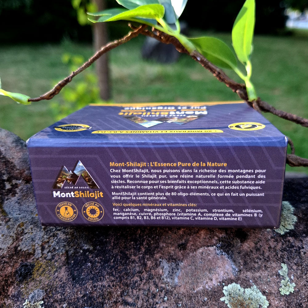 MontShilajit – Résine de Shilajit Bio de l’Himalaya (20g) MontOrigin.