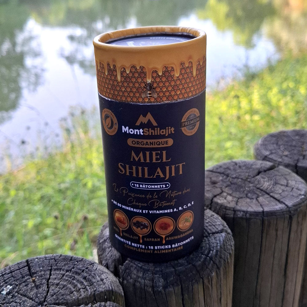 MontShilajit Miel – Résine de Shilajit Bio au Miel avec Safran & Ashwagandha | Shilajit Himalayen 100% Pur (MontOrigin)