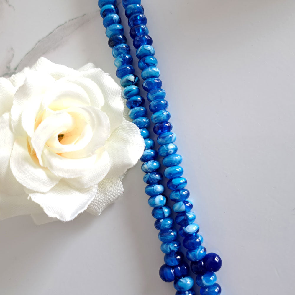 Chapelet (Tasbih) de luxe à 99 perles - Couleur bleu canard - Objet de  décoration ou oeuvre artisanale sur